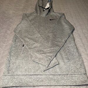 Lightly Worn Nike Heather Gray Men's Hoodie